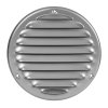 Kulatá kovová větrací mřížka se síťkou