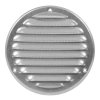 Kulatá kovová větrací mřížka se síťkou