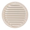 Kulatá kovová větrací mřížka se síťkou