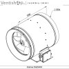 Rozměry výkonného ventilátoru Ruct