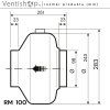 Radiální potrubní ventilátor - Rozměry