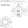 Radiální potrubní ventilátor - Rozměry