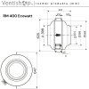 Radiální potrubní ventilátor - Rozměry