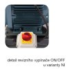 detail revizního vypínače ON/OFF u varianty NI