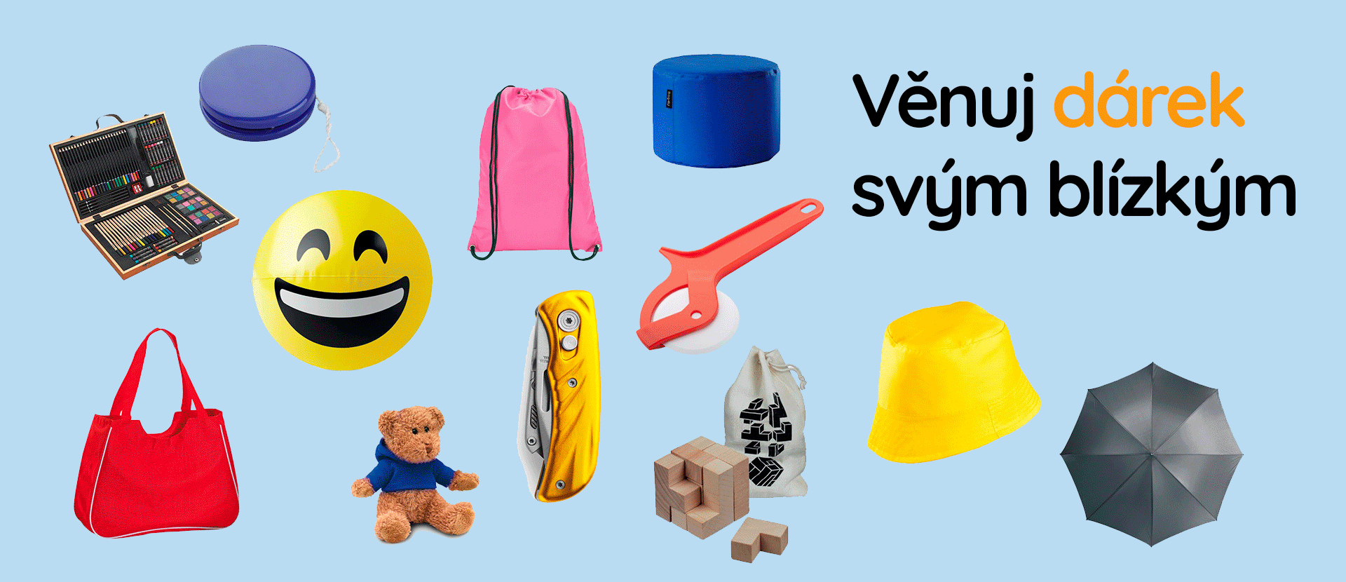 Jsme nápaditým katalogem pro všechny, kteří si neví rady s výběrem dárků a příjemných pozorností.