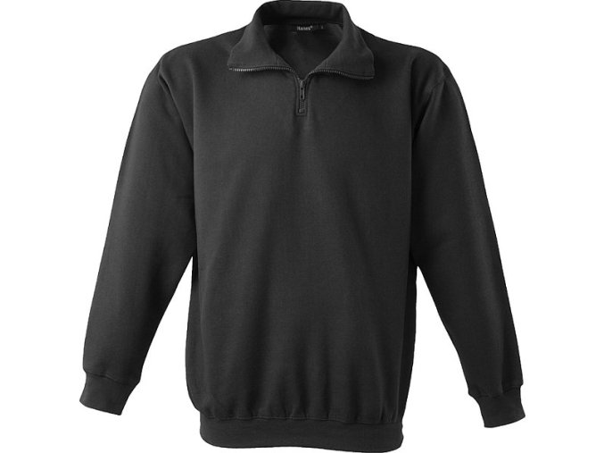 Mikina HANES TRUCKER SWEAT cerna