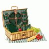 s17849 piknikovy kos pro 4 osoby zelena