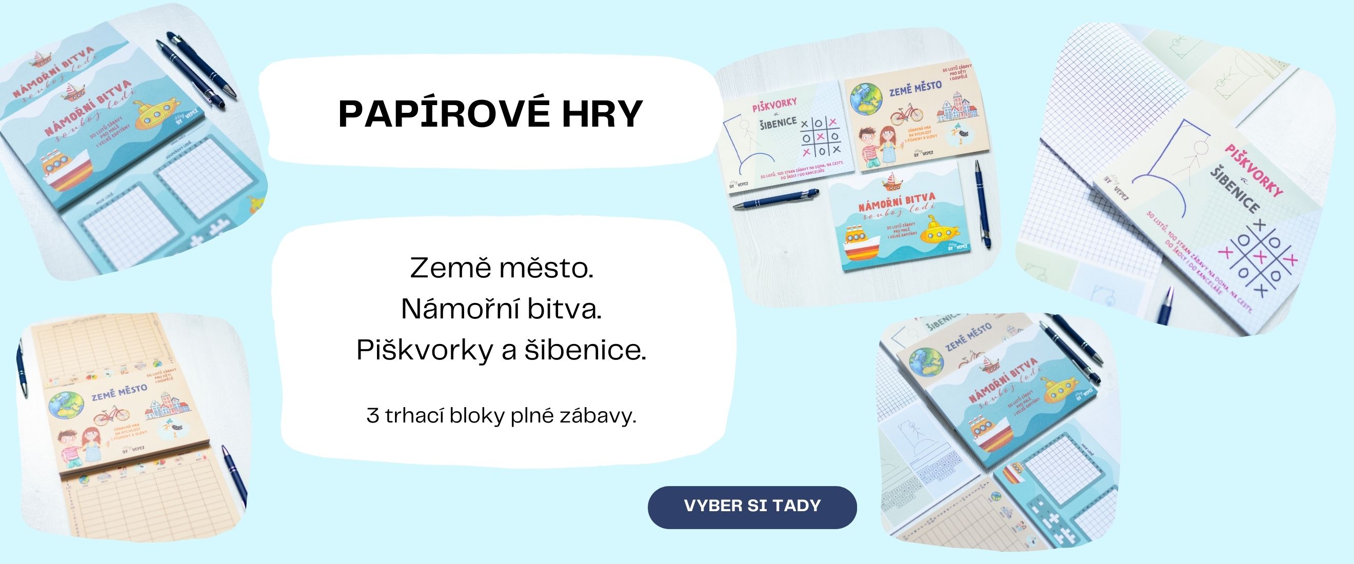 Papírové_hry_země_město_námořní_bitva_šibenice_a_piškvorky_vepez