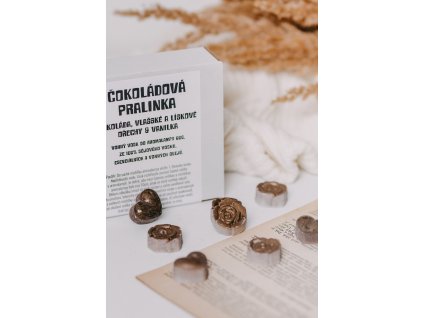 Přírodní sójový vosk do aromalampy ČOKOLÁDOVÁ PRALINKA,  čokoláda, vlašské a lískové ořechy & vanilka VEPEZ
