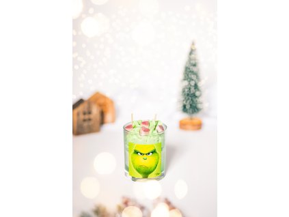 Přírodní šlehaná sójová svíčka GRINCH VEPEZ