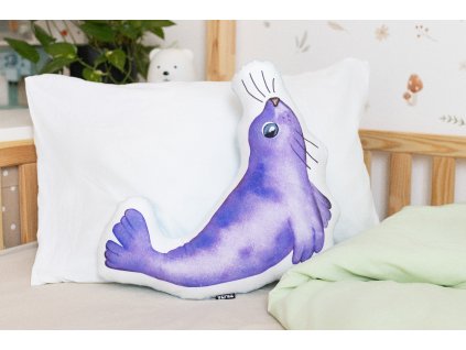 Bavlněný polštář tuleň Hubert VEPEZ