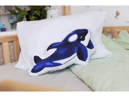 Bavlněný polštář kosatka Glorie VEPEZ