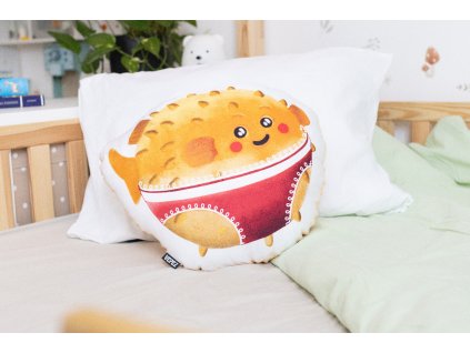 Bavlněný polštář čtverzubec fugu nafukovací ryba Zuzanka Vepez