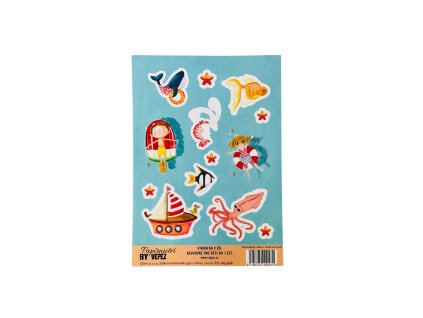 Samolepky Léto u moře arch A6 VEPEZ