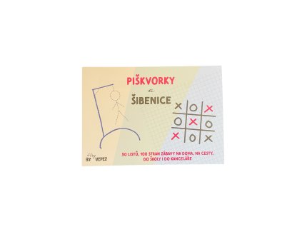 Papírová hra Šibenice a piškvorky A5 trhací blok 50 listů VEPEZ