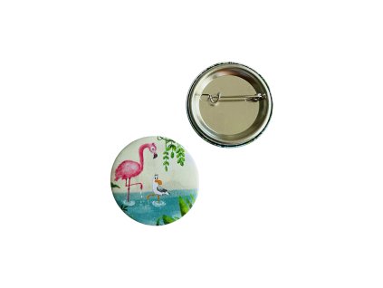 Placka odznak plameňák a racek VEPEZ