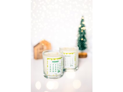 Přírodní sójová adventní svíčka kalendář VEPEZ