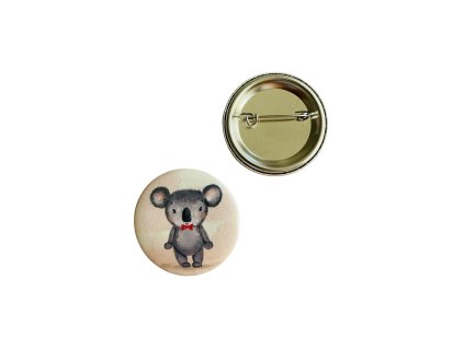 Placka odznak koala s motýlkem VEPEZ