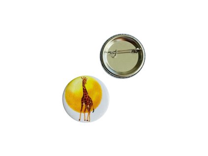 Placka odznak žirafa a Slunce VEPEZ