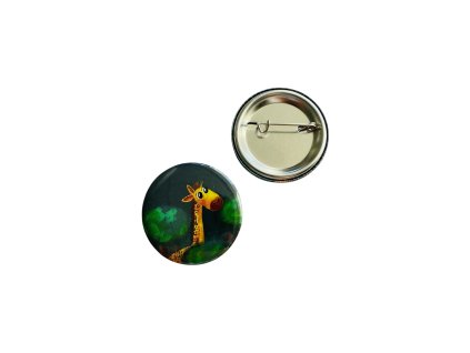 Placka odznak žirafa v noci VEPEZ