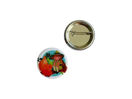 Placka odznak orangután a holčička Eliška VEPEZ