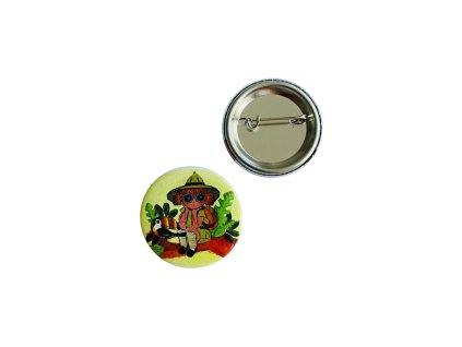 Placka odznak tukan a holčička Eliška VEPEZ