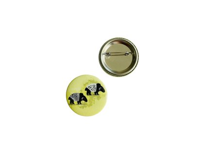 Placka odznak dva tapíři VEPEZ