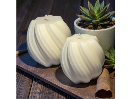 Sójová dekorativní svíčka rustic vlna VEPEZ