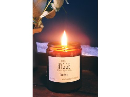 Přírodní sójová svíčka Chai Spice MOJE HYGGE