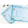 Set týdenní plánovač A4 a TO DO list Krevetka, želvička a rybky VEPEZ
