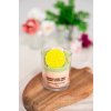 Přírodní sójová šlehaná svíčka Mandarinka, citrón, pomelo, vetiver & cedrové dřevo