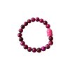 Minerální náramek tygří oko magenta a růžový Budha VEPEZ
