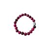 Minerální náramek tygří oko magenta a Budha hematit VEPEZ
