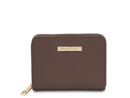 Exkluzívna kožená peňaženka na zips Leda Tuscany Leather