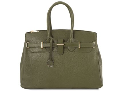 Kožená kabelka so zlatým kovaním TL Bag Tuscany Leather