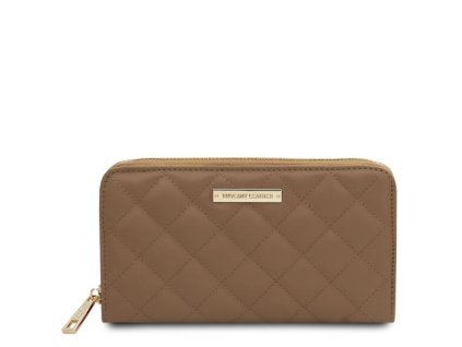 Exkluzívna peňaženka z mäkkej kože na zips Penelope Tuscany Leather