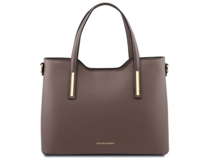 Kožená shopper kabelka Olimpia Tuscany Leather
