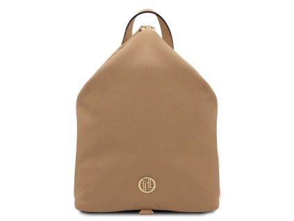 Dublin - Soft leather backpack (Farba Karamelová)