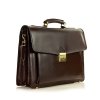 Teczka męska ciemny brąz classic LORIS