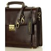 Teczka męska ciemny brąz classic LORIS