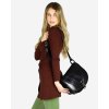 Duża włoska torebka listonoszka typu saddle bag MARCO MAZZINI - Toscania Classico czarna