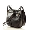 Duża włoska torebka listonoszka typu saddle bag MARCO MAZZINI - Toscania Classico czarna