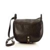 Duża włoska torebka listonoszka typu saddle bag MARCO MAZZINI - Toscania Classico czarna