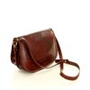 Włoska listonoszka damska skóra naturalna MARCO MAZZINI - Cremona brąz