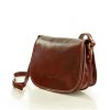 Włoska listonoszka damska skóra naturalna MARCO MAZZINI - Cremona brąz