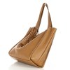 Modna torebka damska skórzany shopper bag - MARCO MAZZINI Portofino Max camel