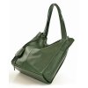 Modna torebka damska skórzany shopper bag - MARCO MAZZINI Portofino Max ciemny zielony