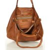 MARCO MAZZINI Torebka skórzana shopper bag ispirato dalla natura brąz camel