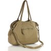 MARCO MAZZINI Torebka skórzana shopper bag ispirato dalla natura beżowy taupe