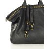 Duża torebka skórzana oversize style shopper bag - MARCO MAZZINI czarny